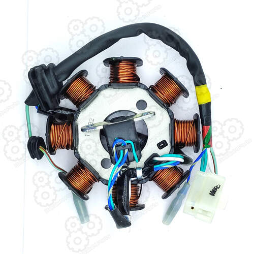 COIL BASE/ STATOR SPLENDOR-PRO/ PASSIN-PRO BS-3 8 POLE (NIPPON)